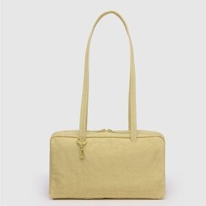 BAGGU Medium Bowler Bag in Butter